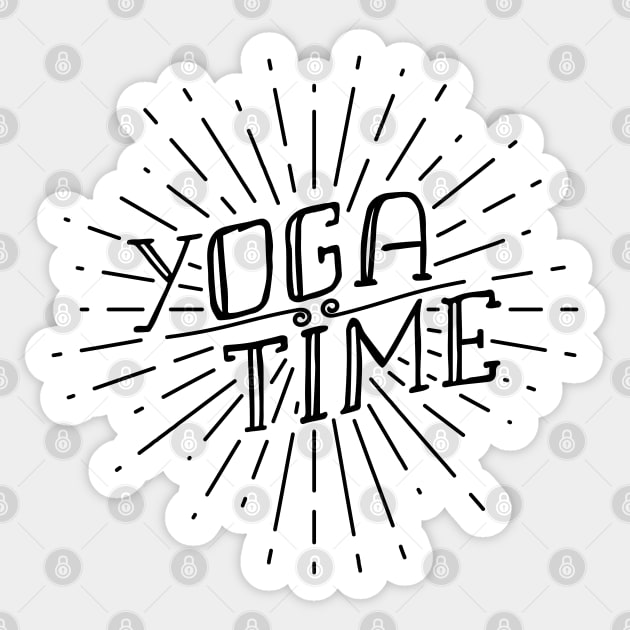 Yoga Fitness Gym Meditation Workout Exercise Gift Sticker by TheOutdoorPeople